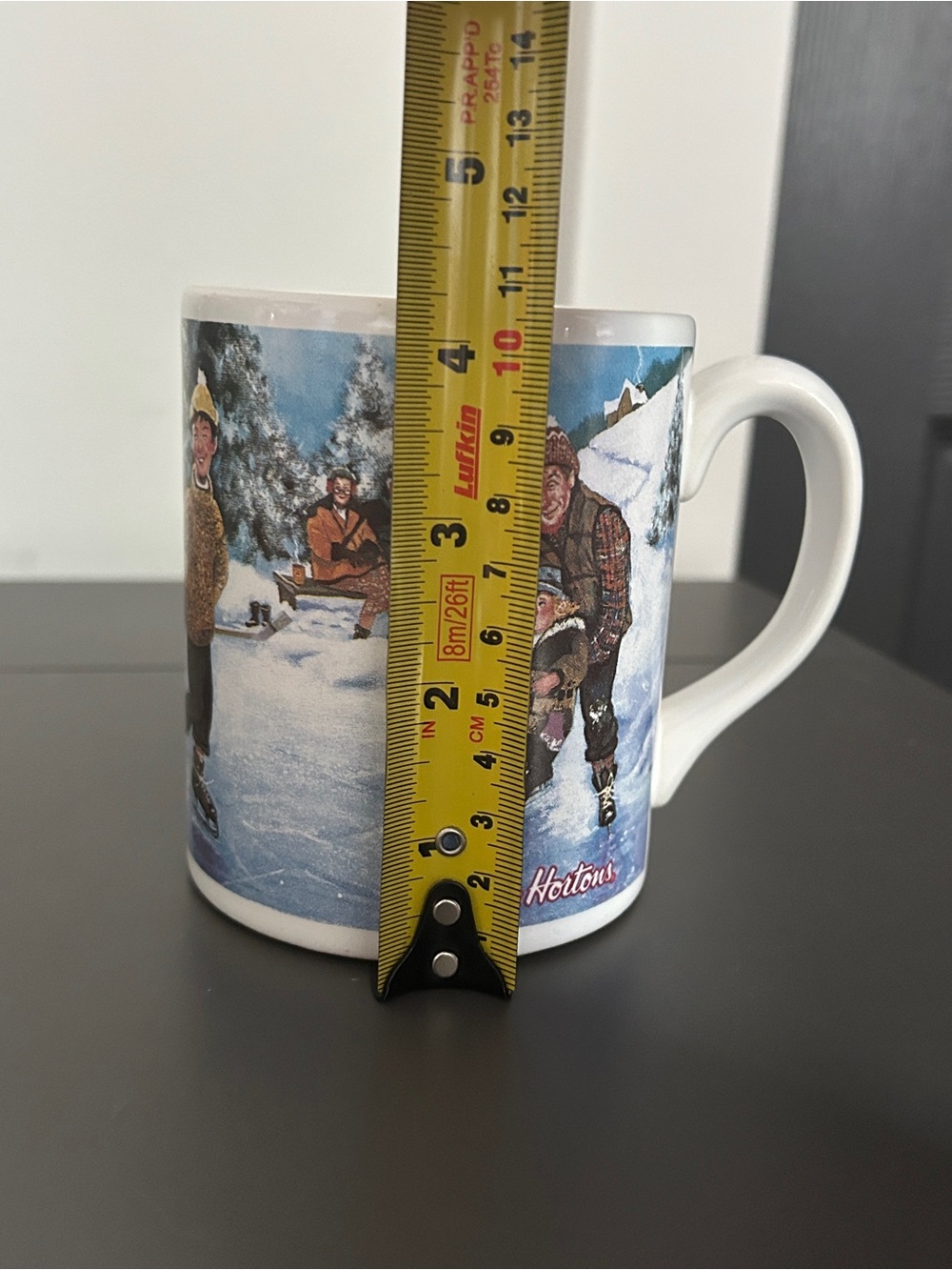 Tim Hortons Skating Pond Hockey Winter Scene Ceramic Mug Limited Edition #3 - Picture 6 of 7